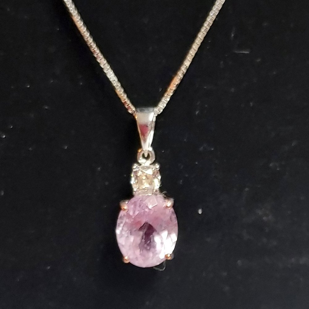 PINK KUNZITE NECKLACE